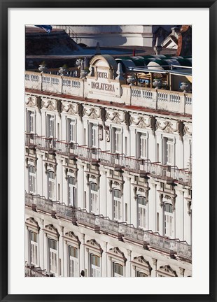 Framed Cuba, Havana, View of the Hotel Inglaterra Print