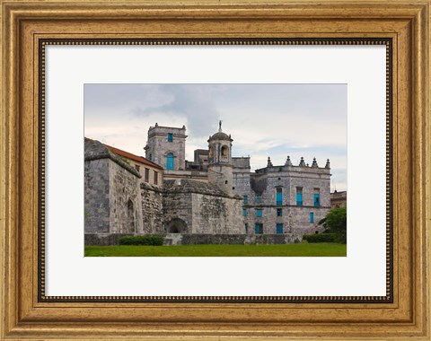 Framed El Morro Castle, fortification, Havana, UNESCO World Heritage site, Cuba Print