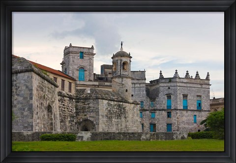 Framed El Morro Castle, fortification, Havana, UNESCO World Heritage site, Cuba Print