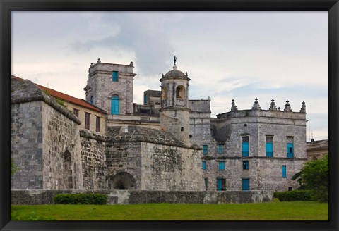 Framed El Morro Castle, fortification, Havana, UNESCO World Heritage site, Cuba Print