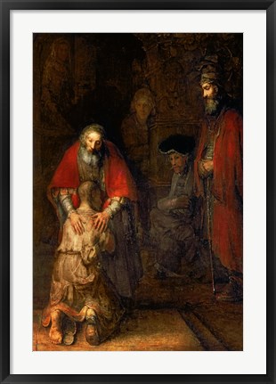 Framed Return of the Prodigal Son, c.1668 Print