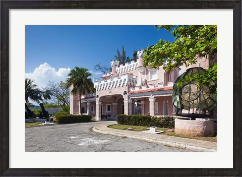 Framed Cuba, Cienfuegos, Naval museum, Exterior Print