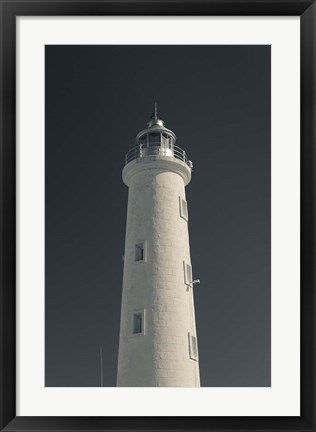 Framed Cuba, Cienfuegos, Rancho Luna lighthouse Print