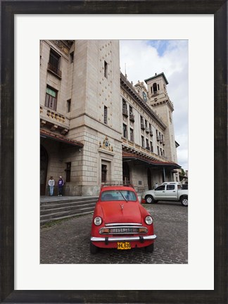 Framed Cuba, Havana, Central Train Station Print