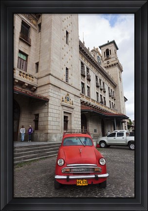 Framed Cuba, Havana, Central Train Station Print