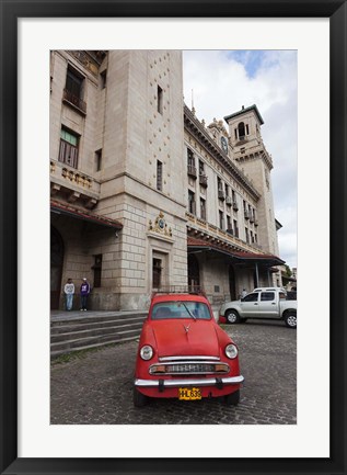 Framed Cuba, Havana, Central Train Station Print