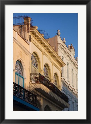 Framed Cuba, Havana, Havana Vieja, Plaza Vieja buildings Print