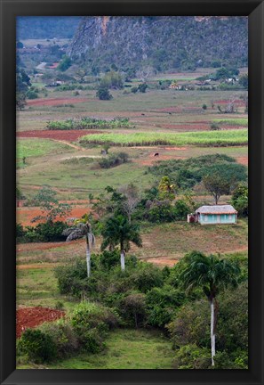 Framed Cuba, Pinar del Rio Province, Vinales Valley Print