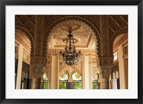 Framed Cuba, Punta Gorda, Palacio de Valle interior Print