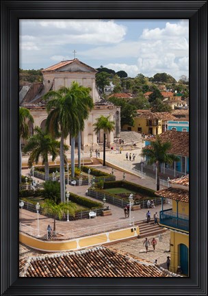 Framed Cuba, Sancti Spiritus, Trinidad, Plaza Mayor Print