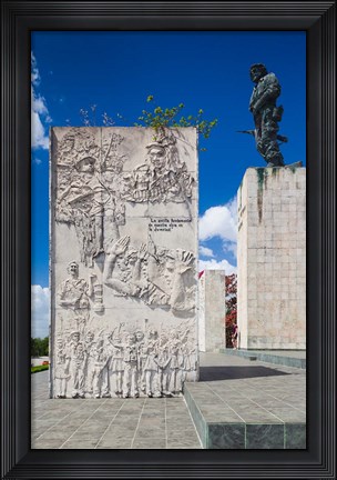 Framed Cuba, Santa Clara, Monumento Ernesto Che Guevara Print