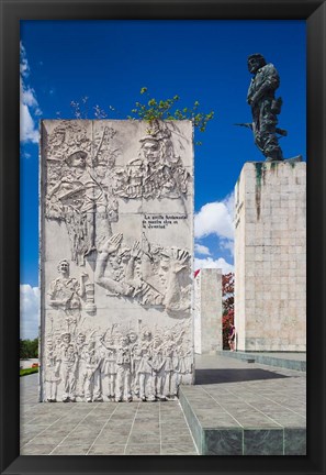Framed Cuba, Santa Clara, Monumento Ernesto Che Guevara Print
