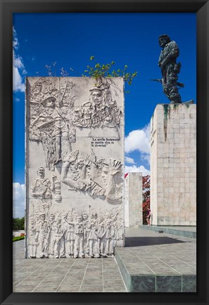 Framed Cuba, Santa Clara, Monumento Ernesto Che Guevara Print