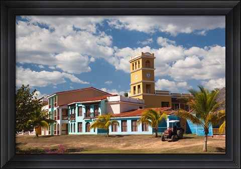 Framed Cuba, Trinidad, Hotel Brisas Trinidad del Mar Print