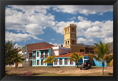 Framed Cuba, Trinidad, Hotel Brisas Trinidad del Mar Print