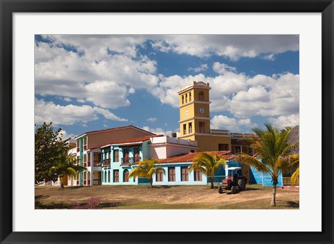 Framed Cuba, Trinidad, Hotel Brisas Trinidad del Mar Print