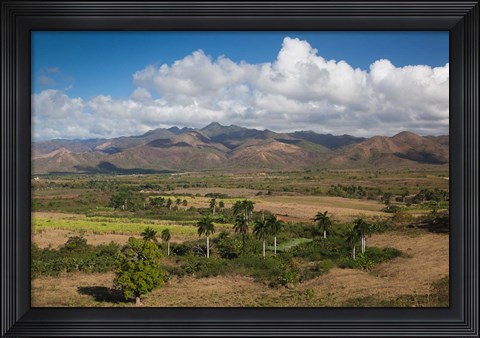 Framed Cuba, Trinidad, Valle de los Ingenios Print