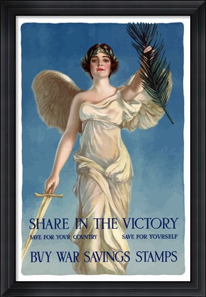 Framed Share in the Victory Print