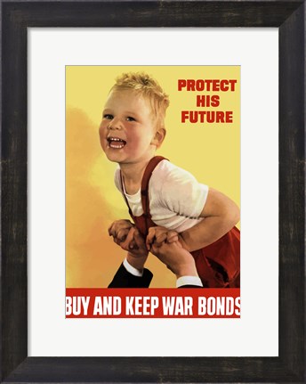 Framed Protect His Future Print