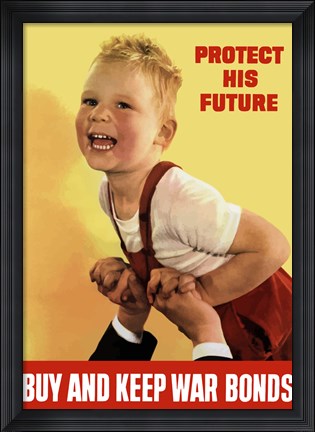 Framed Protect His Future Print