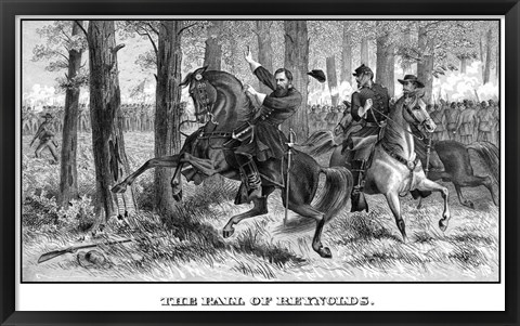 Framed Union General John Reynolds Print