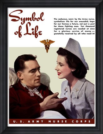 Framed Symbol of Life Print