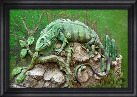 Framed Netherlands Antilles, Curacao, Willemstad, Mural Print