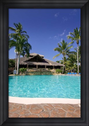Framed Dominican Republic, Viva Wyndham Dominicus Beach Print