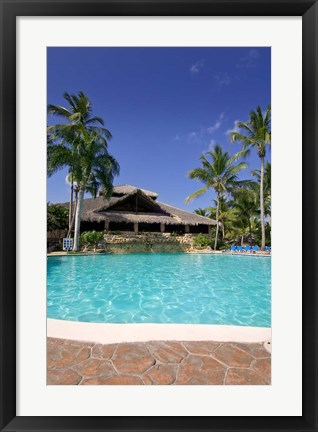 Framed Dominican Republic, Viva Wyndham Dominicus Beach Print