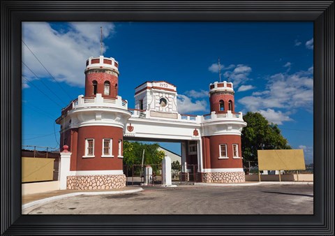 Framed Cuba, Castillo de San Severino fortification Print