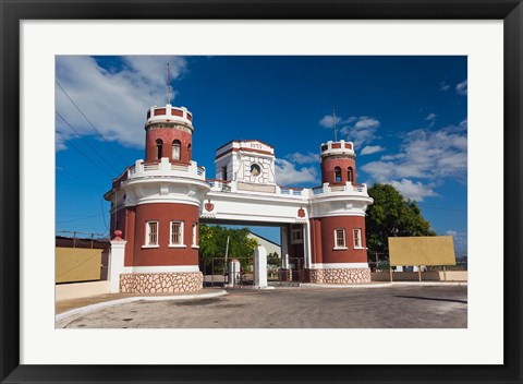 Framed Cuba, Castillo de San Severino fortification Print