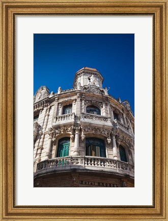 Framed Cuba, Havana, Havana Vieja, Hotel Raquel, exterior Print