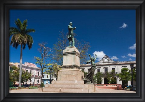 Framed Cuba, Matanzas, Parque Libertad, Monument Print
