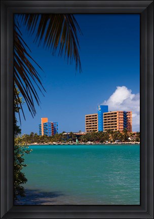 Framed Cuba, Matanzas, Varadero Beach, Hotel Playa Caleta Print