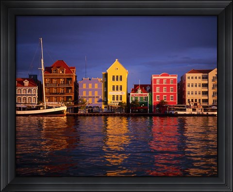 Framed Curacao, Caribbean Print