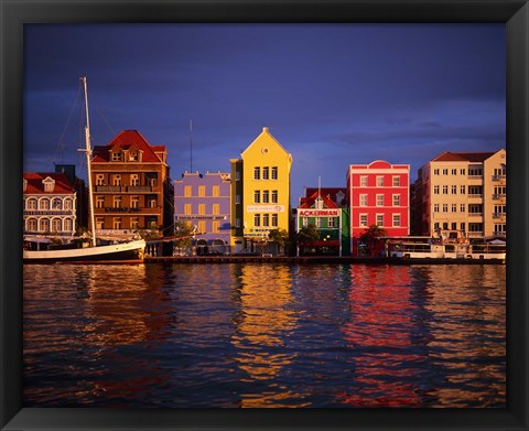 Framed Curacao, Caribbean Print