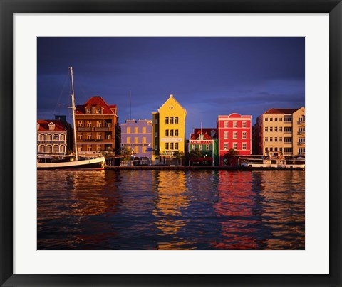 Framed Curacao, Caribbean Print