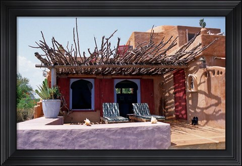 Framed Jake&#39;s Boutique Resort, Treasure Beach, Jamaica, Caribbean Print