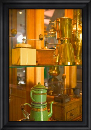 Framed Coffee Museum and Roasters, Basse-Terre, Guadaloupe, Caribbean Print