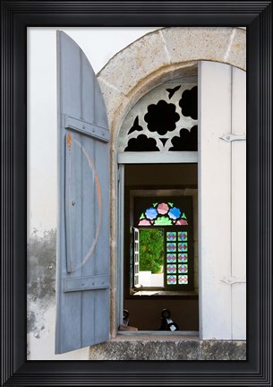 Framed 17th Century Church, Case-Pilote, Martinique, French Antilles, West Indies Print