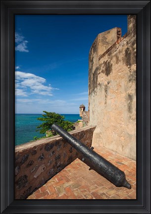 Framed Dominican Republic, Puerto Plata Fuerte de San Felipe Print
