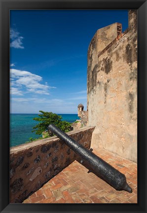 Framed Dominican Republic, Puerto Plata Fuerte de San Felipe Print