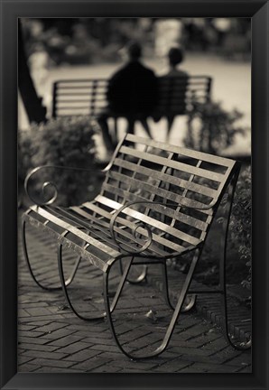 Framed Dominican Republic, Zona Colonial, Parque Colon park Print