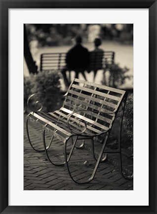 Framed Dominican Republic, Zona Colonial, Parque Colon park Print