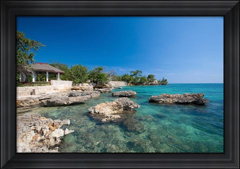 Framed Bluefields, Jamaica Southwest Coast Print