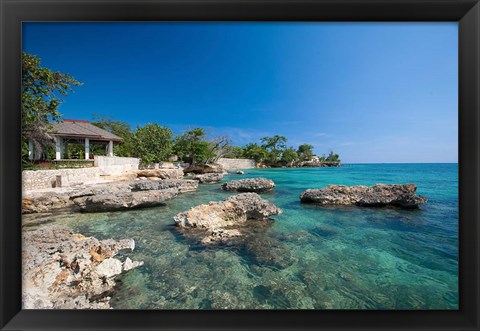 Framed Bluefields, Jamaica Southwest Coast Print