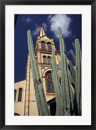 Framed Fort de  Martinique, Caribbean Print