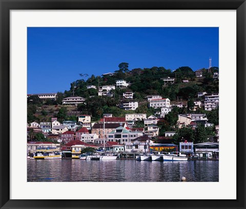 Framed St George, Grenada, Caribbean Print