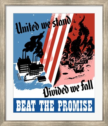 Framed Beat the Promise Print