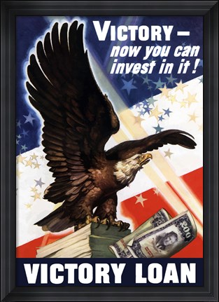 Framed Victory Loan Print